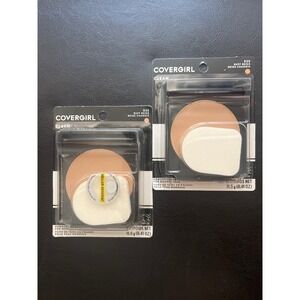 Lot of 2 CoverGirl Clean Powder Foundation 525 Buff Beige Normal Skin 0.41oz